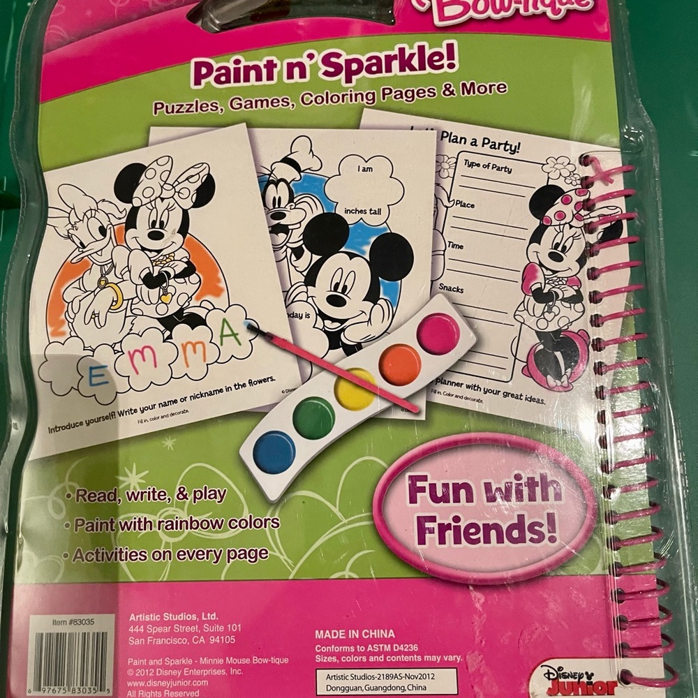 DISNEY PAINT SET